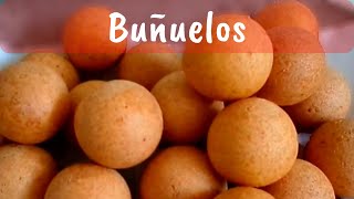 DELICIOSOS BUÑUELOS caseros  RECETA BUÑUELOS COLOMBIANOS [upl. by Odrick]