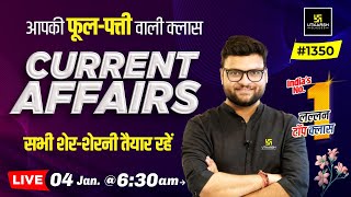 4 January 2024 Current Affairs  Daily Current Affairs 1350  Kumar Gaurav Sir [upl. by Enyal]