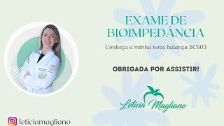 Exame de Bioimpedância Unboxing e Primeiro Uso da balança Tanita BC603 fs  por Leticia Magliano [upl. by Dimah]