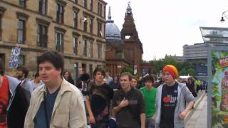 Legalize Cannabis Free the Weed Glasgow Demo [upl. by Nelleyram]