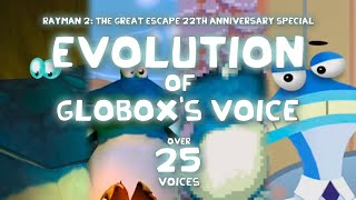 Evolution of Globoxs Voice  Rayman 2 The Great Escape 22th Anniversary SPECIAL 19992021 [upl. by Gnov]