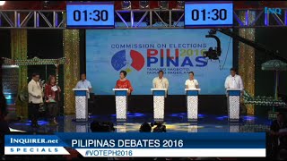 FULL VIDEO Pilipinas Debates 2016 in Cagayan De Oro [upl. by Kilian770]