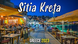 Sitia Crete walking tour 4k Drone shots Kreta Greece 2023 [upl. by Drews766]