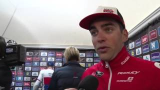 Tony Gallopin  Interview darrivée  La Flèche Brabançonne  De Brabantse Pijl 2016 [upl. by Leugimesoj]