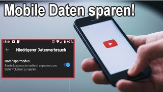 YouTube Datenverbrauch reduzieren  YouTube mobile Daten sparen  Datenvolumen Verbrauch senken [upl. by Atteram]