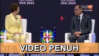 Video penuh Anwar Ibrahim di sesi dialog Sidang Kemuncak Ketua Pegawai Eksekutif APEC Ke30 [upl. by Aenitsirhc]