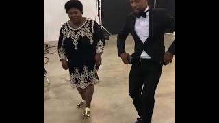 The Queen Petronella Shaka and Kea dancing behind the scenes [upl. by Hoo274]