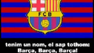 himno del barcelona con letra [upl. by Anitsirt]