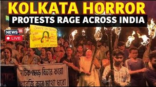 Kolkata Doctor News Live Updates  Massive Protest Rock Country  Bengal Live  News18 Live  N18L [upl. by Egreog]