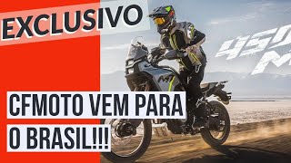 EXCLUSIVO CFMOTO Vem Para o Brasil [upl. by Auqinal]