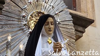 PALERMO  PROCESSIONE DEL VENERDÌ SANTO DELLA CONFRATERNITA DEI COCCHIERI 4K 07042023 [upl. by Mitchell]