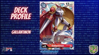 Deck profile Gallantmon  BT12 [upl. by Marie]