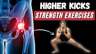 Kick Higher and Stronger  Hip Flexibility Strength Exercises for Muay Thai and Kickboxing [upl. by Chretien]