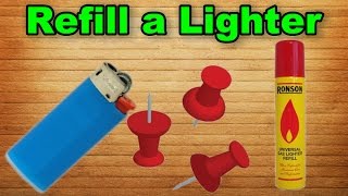 How to Refill a Lighter  Easy Way [upl. by Madlen]