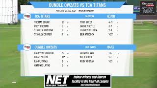 Oundle Owzats v TCA Titans [upl. by Whitcomb]