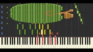 Bad Apple Synthesia Black MIDI feat Nomico [upl. by Ilatfan679]