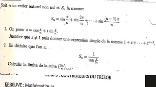 1 Concours contrôleurs du Trésor trésor concours controleurbaccalauréat complexes [upl. by Sholley]