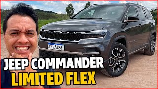 O JEEP COMMANDER NÃO É NADA DO QUE EU IMAGINEI  AVALIAÇÃO COMMANDER LIMITED 13 TURBO [upl. by Atekram]