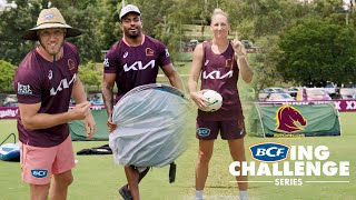 Whos the Best Camper Brisbane Broncos BCFing Challenge [upl. by Airlia]