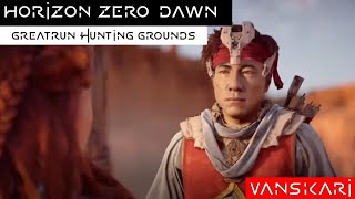 Horizon Zero Dawn — Greatrun Hunting Grounds  Full Gameplay [upl. by Aloisius]