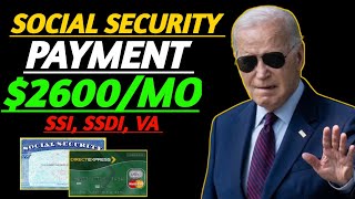 Breaking News2600 Sent From Social Security Payment Schedule Dates Update for August 2024 [upl. by Kellie]