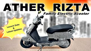 Ather Rizta Launch Date Confirmed  Ather Family Electric Scooter [upl. by Agace]