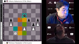 The concept of Corresponding Squares in Pawn Endgames  Radjabov vs Nakamura [upl. by Dallman756]