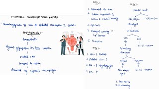 IDIOPATHIC THROMBOCYTOPENIC PURPURA NOTES  ONE PAGE NOTE HEMATOLOGY  MEDICINE  4TH PROFF  MBBS [upl. by Stephi142]