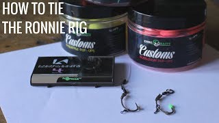 RONNIE RIG  HOW TO TIE  CARP FISHING  RIGS [upl. by Almita]