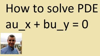 How to solve PDE via method of characteristics [upl. by Oir]