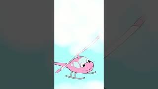 shorts Helicopter 🚁 mukbang animation [upl. by Lenni]