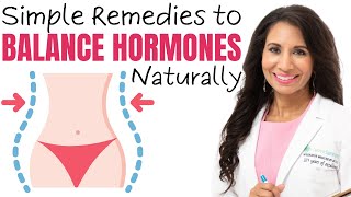 Balance Your Hormones Naturally with These Simple Home Remedies  Dr Taz [upl. by Enoek118]