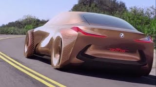 BMW Vision Next 100  interior Exterior and Drive [upl. by Arteid240]