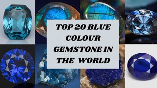 Top 20 Blue Colour Gemstone in the World  All Types of Cabochon Gemstones for Sale  Top Quality [upl. by Oizirbaf543]