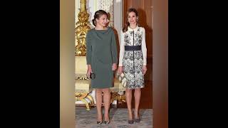 Queen Letizia Meet in 🔥 first ladies trending viralshort [upl. by Adaha]