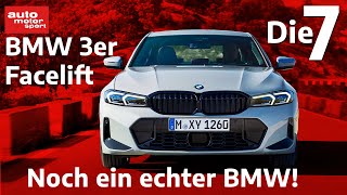 BMW 3er Facelift 7 Fakten warum er noch ein echter BMW ist I auto motor und sport [upl. by Rocher]