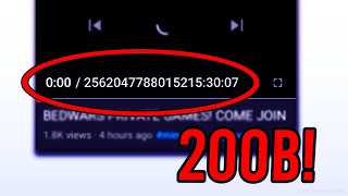 This Video Is 200 BILLION Years Long HOW [upl. by Eilah583]