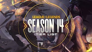 SEASON 14 MID LANE TIER LIST [upl. by Sontich]