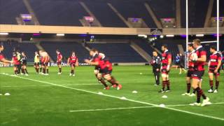 Rugby  Edinburgh Warmup [upl. by Eniluj]