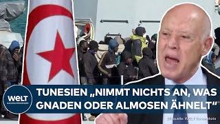 ESKALATION IN MIGRATIONSKRISE Tunis setzt Migrationsabkommen zwischen Tunesien und EU aus [upl. by Amedeo]