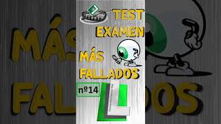 TEST EXAMEN TEÓRICO PERMISO B Pregunta nº 14 [upl. by Akemrej]