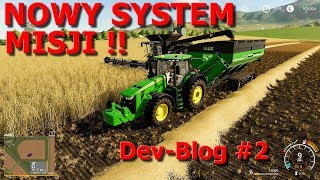 14 Farming Simulator 19  Nowy system misji  DevBlog nr 2   FS19 [upl. by Sharia]