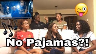 quotSin Pijamaquot Becky G and Natti Natasha Official Music Video REACTION [upl. by Haisoj]