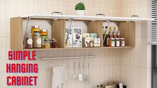 How to Assemble Hanging Cabinet from Shopee easy to install Minimalist Kitchen Cabinet [upl. by Yrroc78]