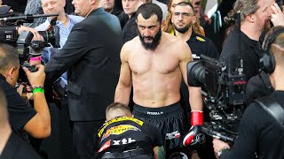 MAMED KHALIDOV  WEJŚCIE DO KLATKI NA KSW EPIC NA WALKĘ Z TOMASZEM ADAMKIEM [upl. by Anirpas890]