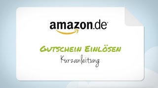 Amazon Gutschein einlösen  Schritt für SchrittAnleitung [upl. by Abrahamsen]