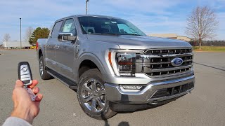 2021 Ford F150 Lariat FX4 Start Up Walkaround Test Drive and Review [upl. by Havens]