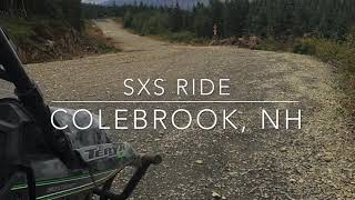 SxS ride through Colebrook NH on the Ride The Wilds trail system [upl. by Irreg]