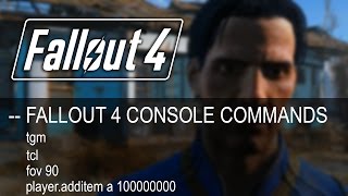 Fallout 4 ► CONSOLE COMMANDS Tutorial [upl. by Annunciata]