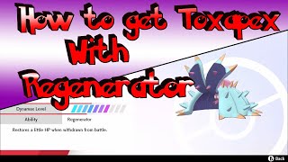 How to get a Toxapex with Regenerator Hidden Ability  Easy Watts  Pokemon Sword amp Shield [upl. by Niuqram942]